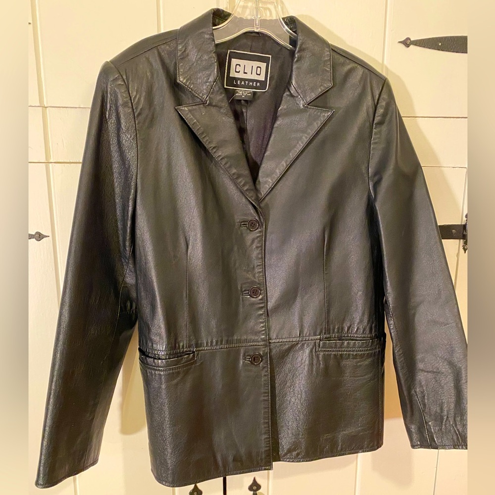 Fully Lined Clio Leather Jacket. Previously Owned… - image 1